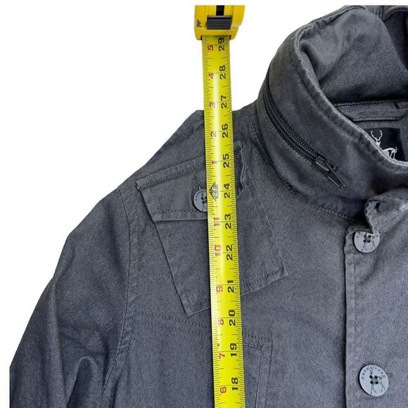 Kane & Unke Jacket Mens Medium Lightweight Military Style Hooded Packable Jacket - Picture 6 of 13